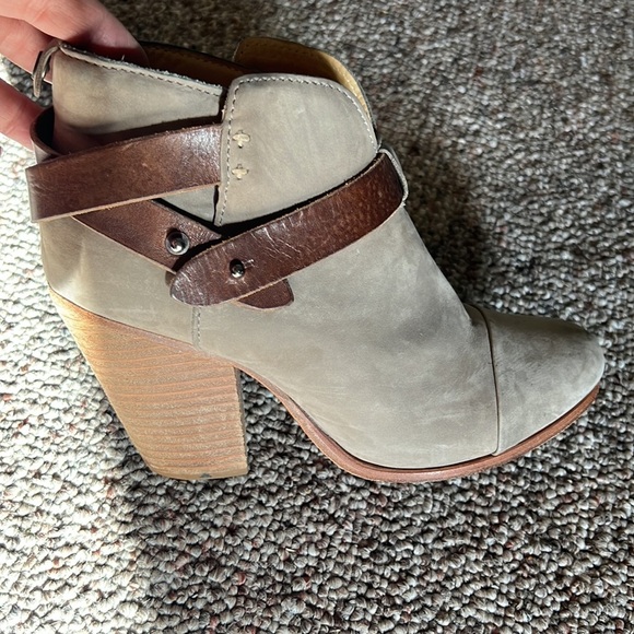 Rag & Bone Harrow grey ankle boots 8.5 - Picture 3 of 16